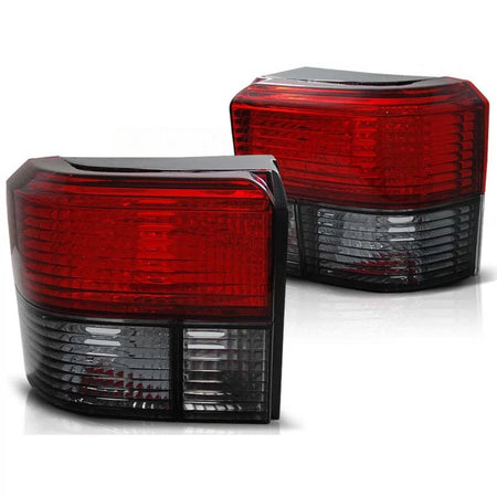 Fanali Posteriori Rossi e Fumé Set Dx e Sx per Volkswagen T4 1990-03.2003