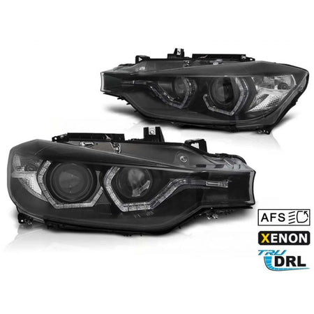 Kit Fari allo Xeno Anteriore Dx e Sx con Base Nera per BMW Serie 3 F30