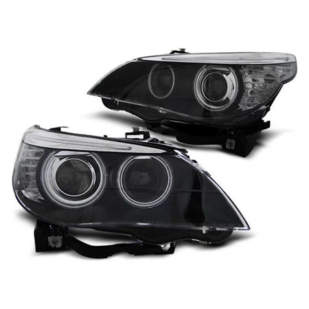 Fari allo Xeno Anteriori Neri per BMW Serie 5 E60 2005-2007