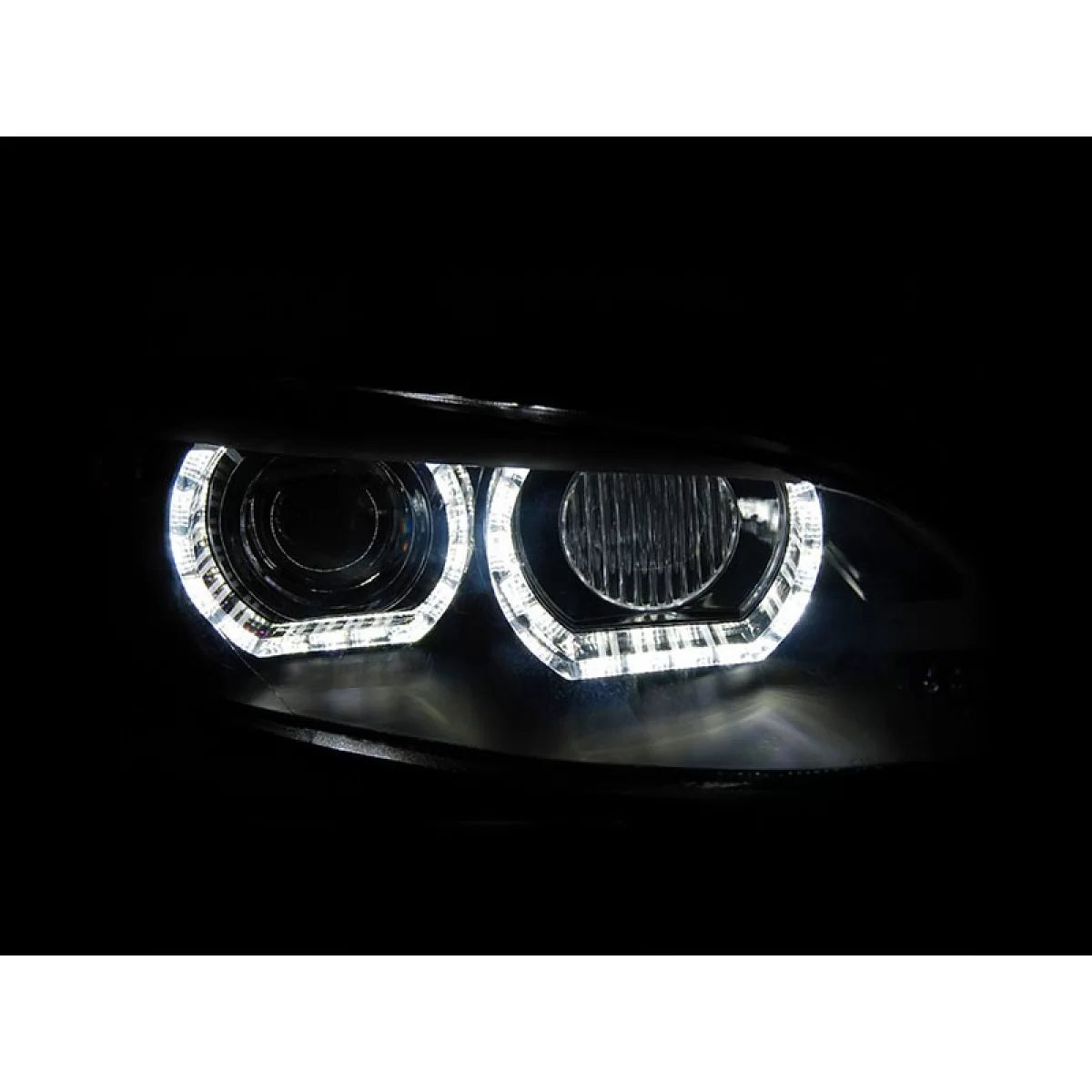 Fari Xeno Tuning Anteriore con Base Nera per BMW Serie 3 E92 E93 2006-2010