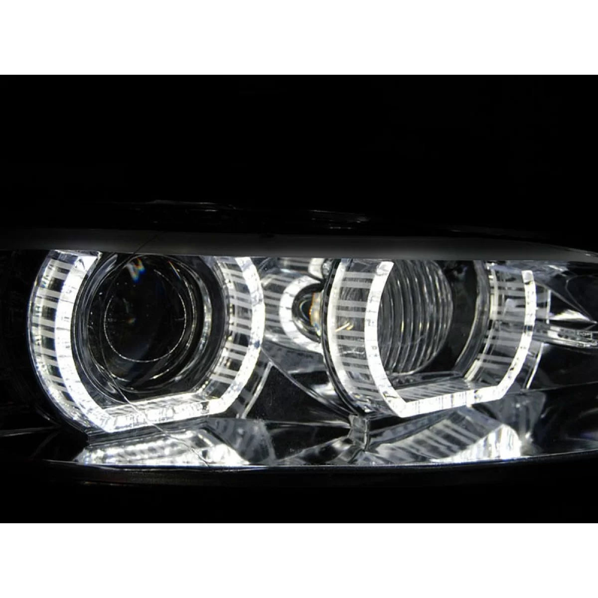 Fari allo Xeno Tuning con Base Cromata per BMW Serie 3 E92 E93 2006-2010