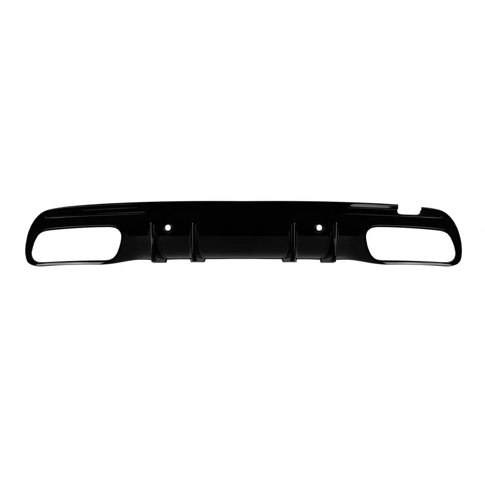 Diffusore Posteriore Design a per Mercedes Classe C W205 2014-2020 Nero Lucido