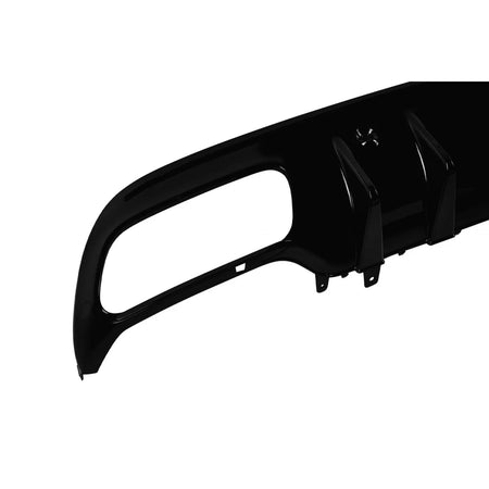 Diffusore Posteriore Design a per Mercedes Classe C W205 2014-2020 Nero Lucido