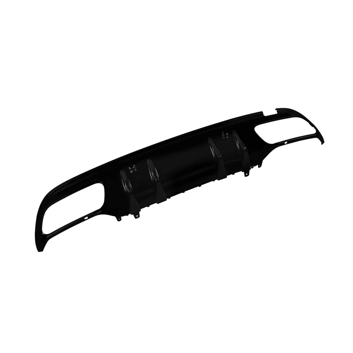 Diffusore Posteriore Design a per Mercedes Classe C W205 2014-2020 Nero Lucido