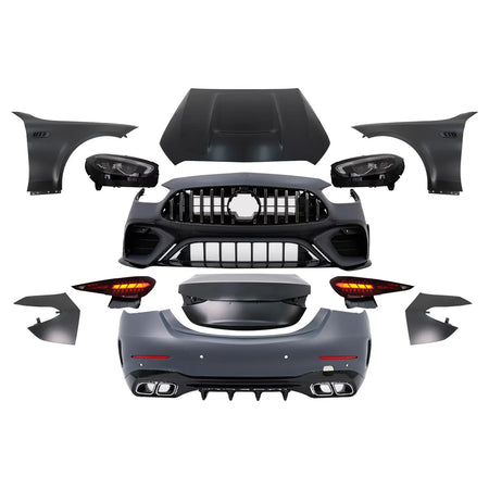 Body Kit Anteriore C63 Design per Mercedes Classe C W205 Facelift 2018-2022 LHD