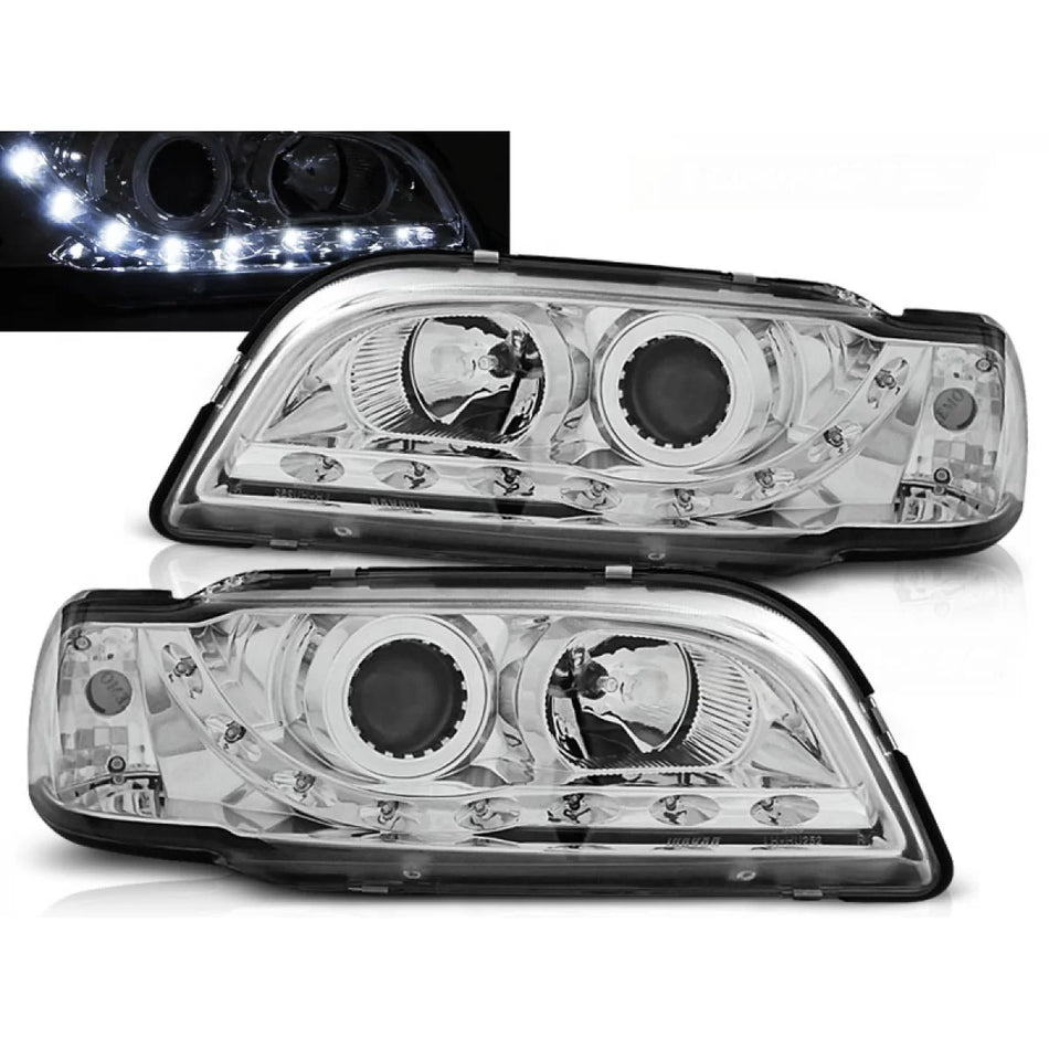 Fanale Daylight Cromato Anteriore Volvo S40 V40 02.96-04.00