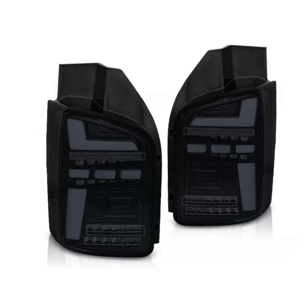 Fanale Anteriore LED Fumo Nero Sequenziale per Volkswagen T5 04.03-09