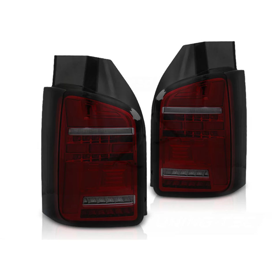 Fanale Posteriore Rosso Fumo LED Sequenziale per Volkswagen T5 04.03-09