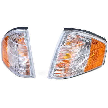Coppia Indicatori Bianchi Anteriori per Mercedes SL R129 1989-2001