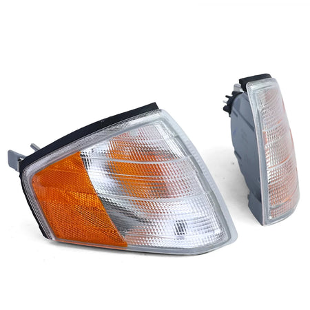 Coppia Indicatori Bianchi Anteriori per Mercedes SL R129 1989-2001