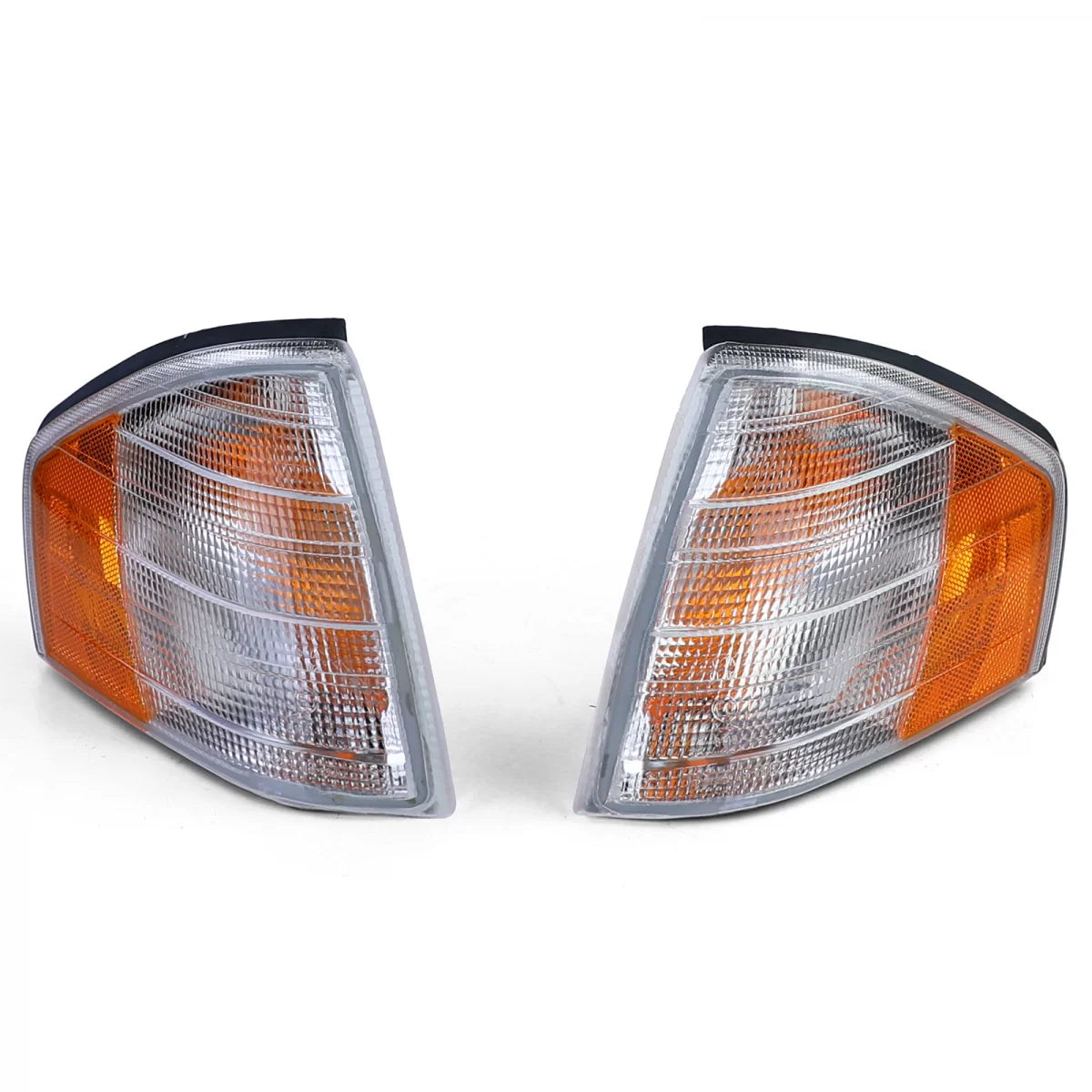 Coppia Indicatori Bianchi Anteriori per Mercedes SL R129 1989-2001