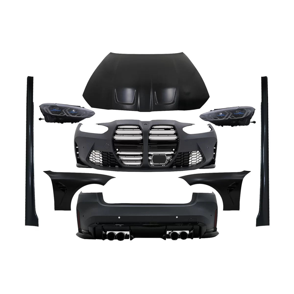 Kit Carrozzeria Wide Body per BMW Serie 3 G20 Berlina 2018-2022 LHD