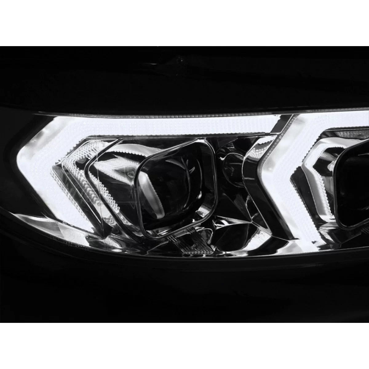 Fari Xenon Anteriore Sinistro e Destro con Base Cromata per BMW Serie 4 F32