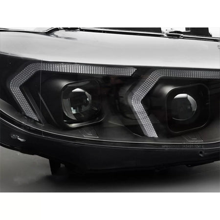 Fari Xenon Anteriore Dx e Sx con Base Nera per BMW Serie 4 F32 2013-2017