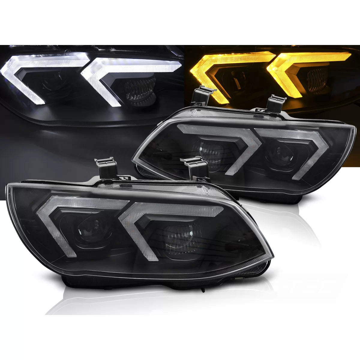 Fari Xenon Neri Anteriori per BMW E92 E93 LCI 2010-2013