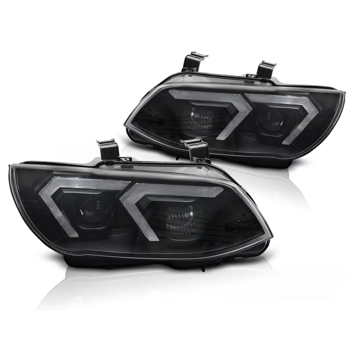 Fari Xenon Neri Anteriori per BMW E92 E93 LCI 2010-2013
