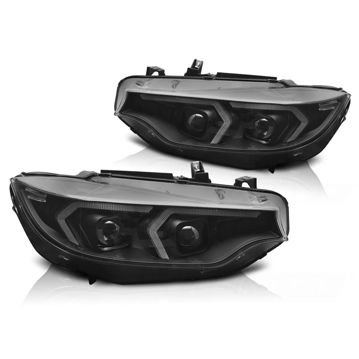 Fari Xenon Neri Anteriori per BMW F32 F33 2013-2017