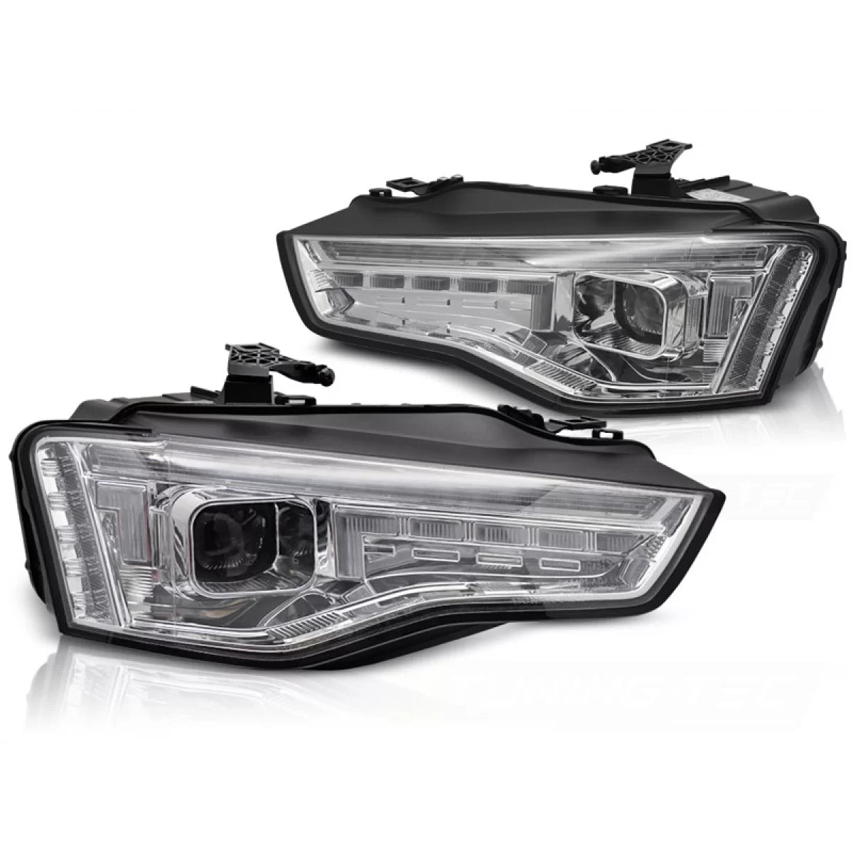 Fari Xenon LED Cromati Sequenziali per Audi A5 11-16