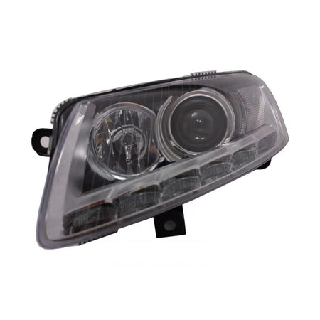 Fari Xenon LED con Luci Diurne Cromati Senza Afs per Audi A6 4F 2004-2008 LHD